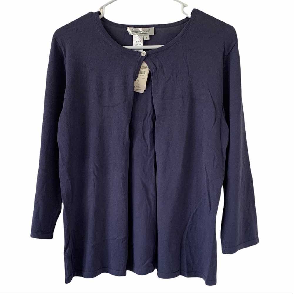 Coldwater Creek Women’s Blue Sweater Size Small
